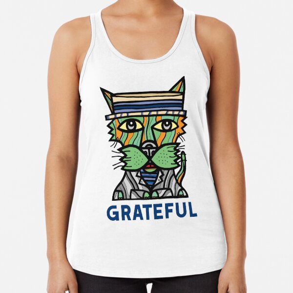 "Grateful" Racerback Tank Top