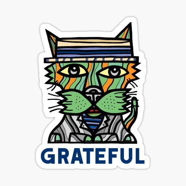 "Grateful" Sticker