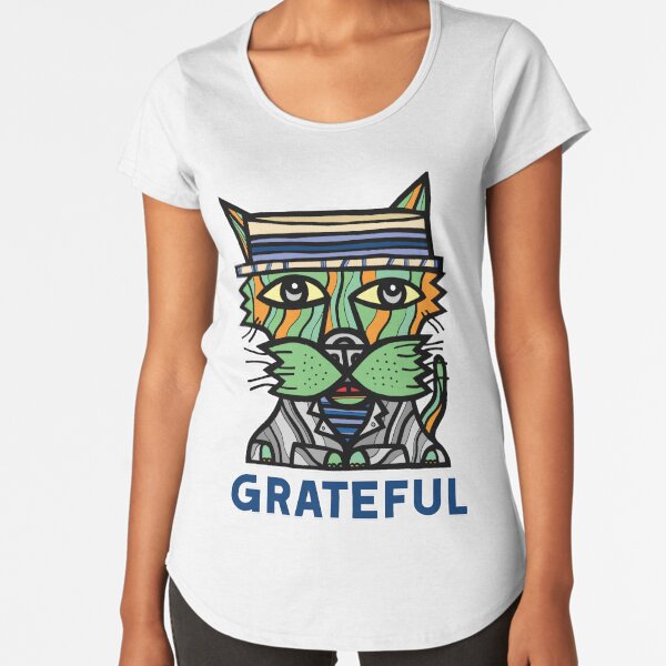 "Grateful" Premium Scoop T-Shirt