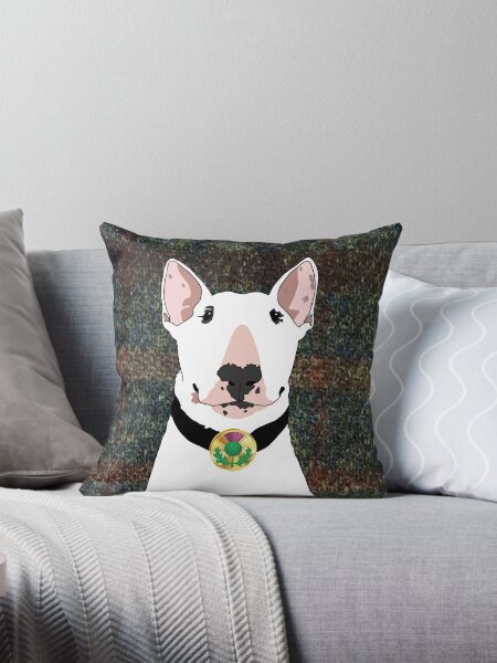 Item preview, Odin The Bull Terrier designed and sold by emilydevineart.