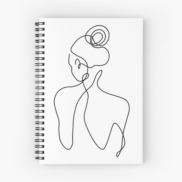 Item preview, Elegant one line sketches of female abstract, minimal art designed and sold by JSWDESIGNS.