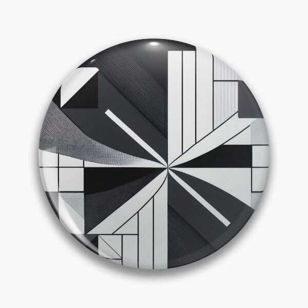 Item preview, An abstract pattern design where black and white squares dissolve into each other. designed and sold by HEMRO.