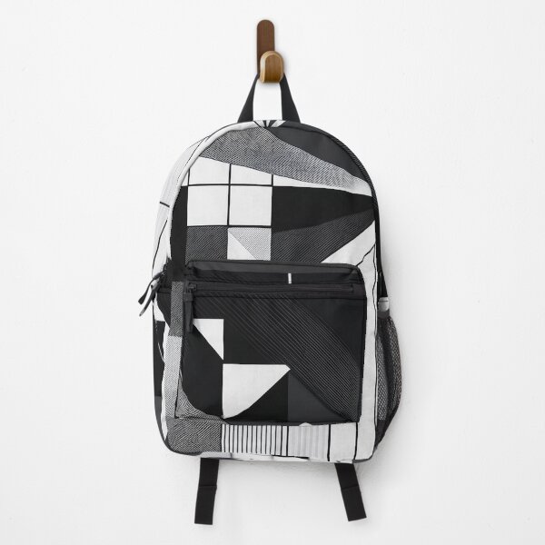 Item preview, An abstract pattern design where black and white squares dissolve into each other. designed and sold by HEMRO.