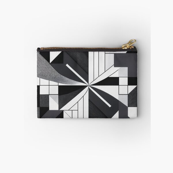 Item preview, An abstract pattern design where black and white squares dissolve into each other. designed and sold by HEMRO.