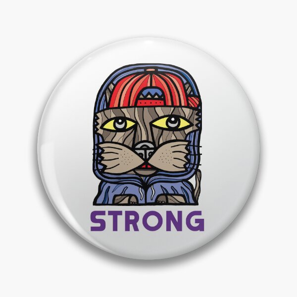 "Strong" Pin