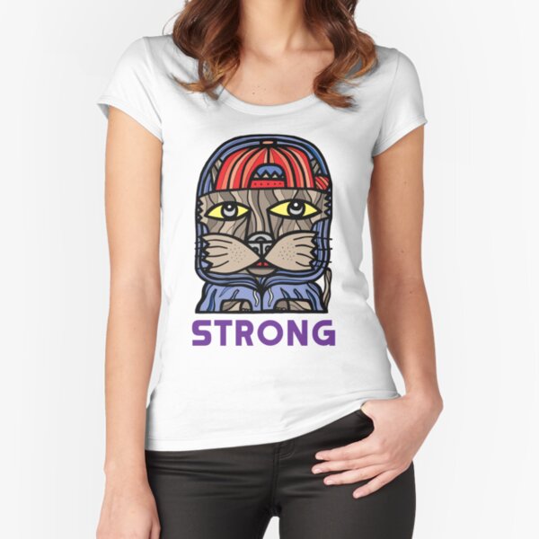 "Strong" Fitted Scoop T-Shirt