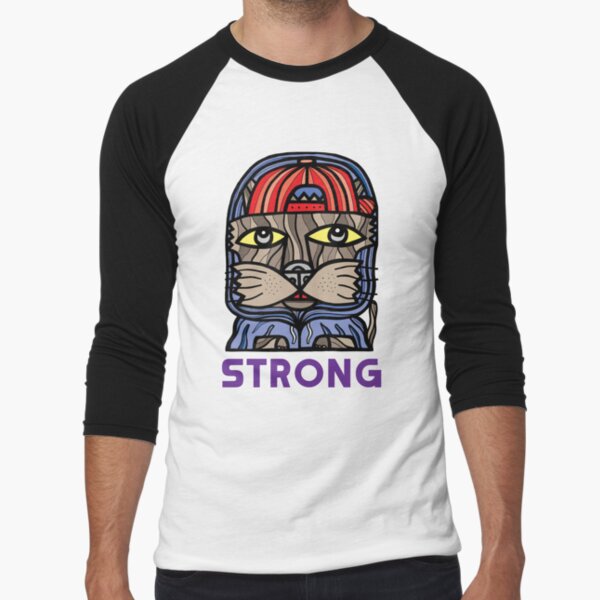 "Strong" Baseball ¾ Sleeve T-Shirt