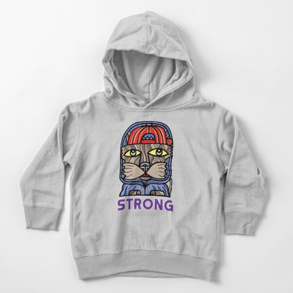 "Strong" Toddler Pullover Hoodie