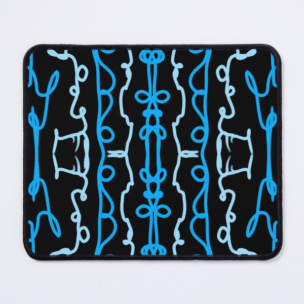 Item preview, Wavy blue vertical lines pattern  designed and sold by Stefrait-7.