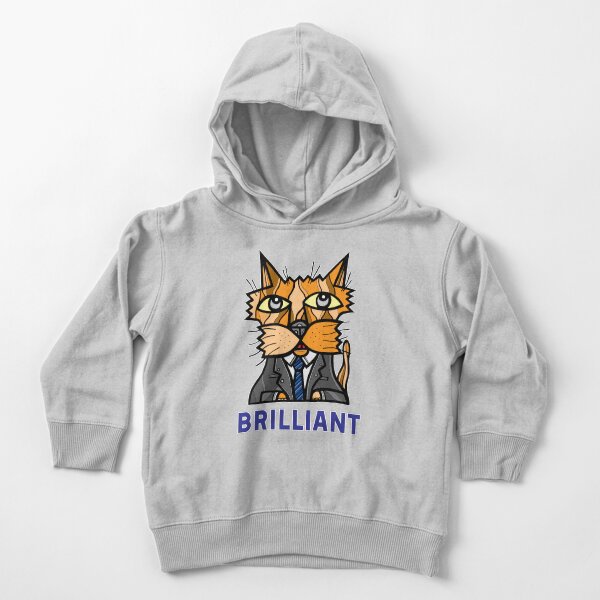 "Brilliant" Toddler Pullover Hoodie