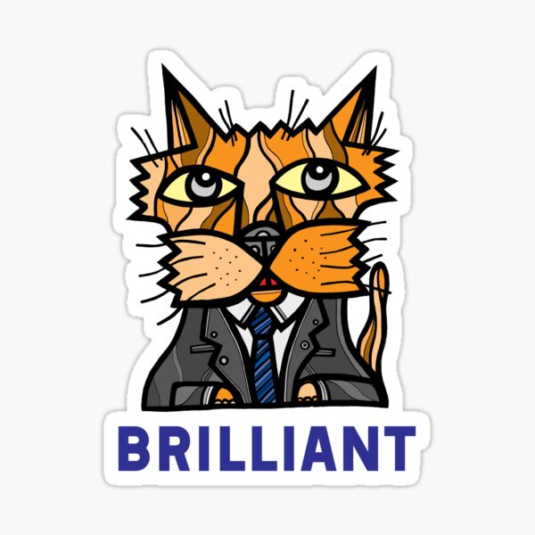 "Brilliant" Sticker