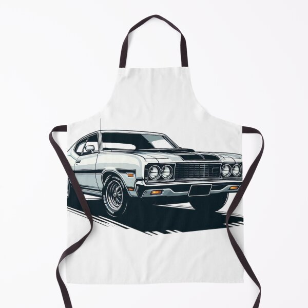 Aperçu de l'œuvre Ford Torino des années 70 créée et vendue par VintageCarsShop.