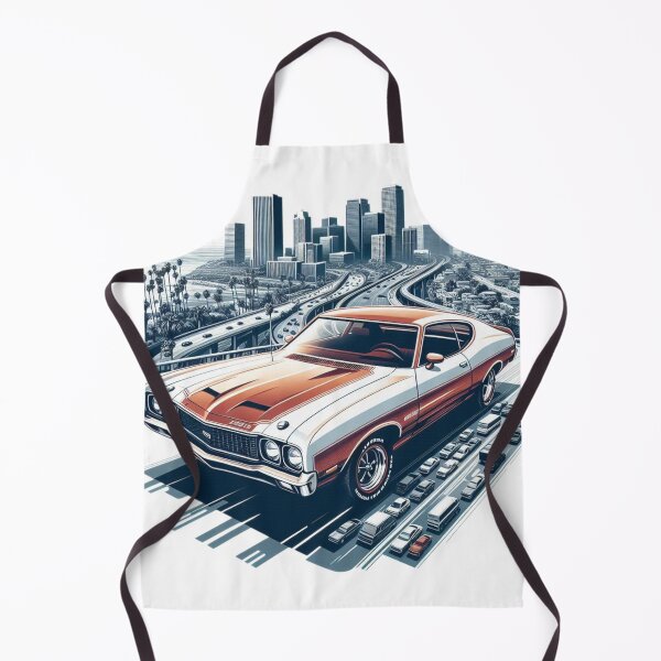 Aperçu de l'œuvre Ford Torino des années 70 créée et vendue par VintageCarsShop.