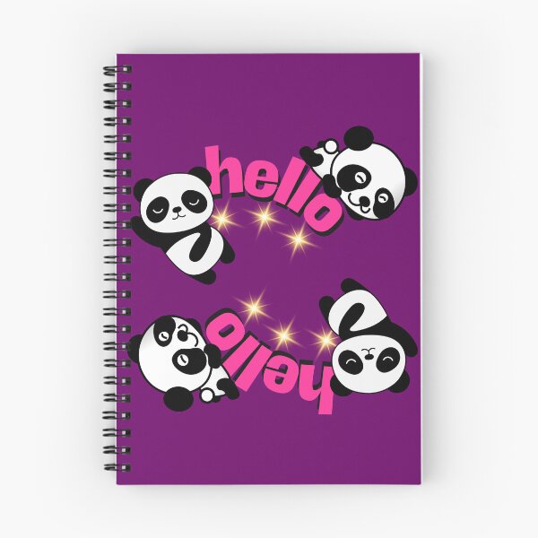 Item preview, Hello Pandas ComicStyle Panda Art designed and sold by Art-Rosa.