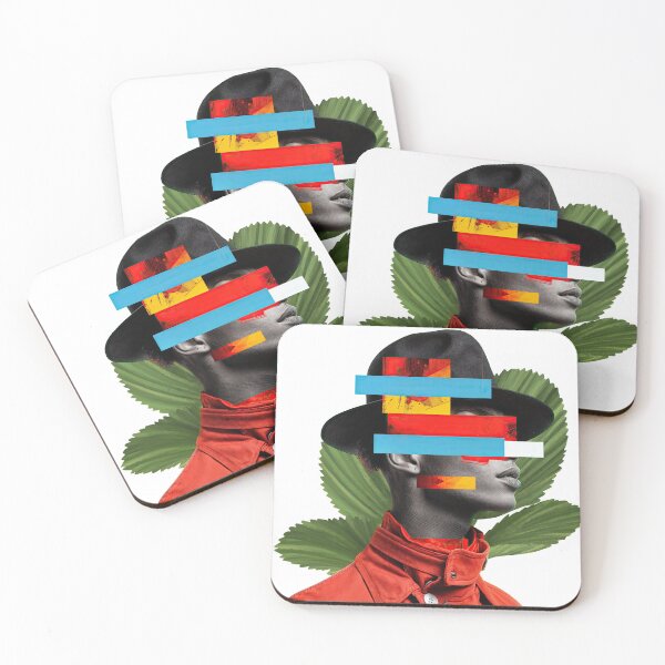 Item preview, Collage Wall Art T-shirt Design: Man with Hat designed and sold by ForeverPrintsOK.
