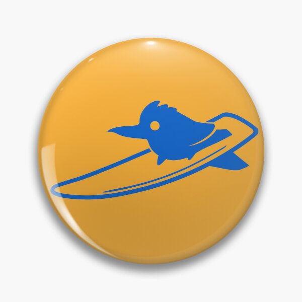 Item preview, Kookaburra is surfing. Minimal art for summer sports lovers in blie ink designed and sold by martodesign.