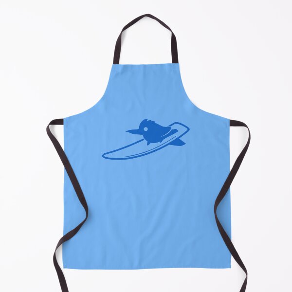 Item preview, Kookaburra is surfing. Minimal art for summer sports lovers in blie ink designed and sold by martodesign.