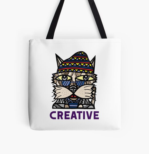 "Creative" All Over Print Tote Bag