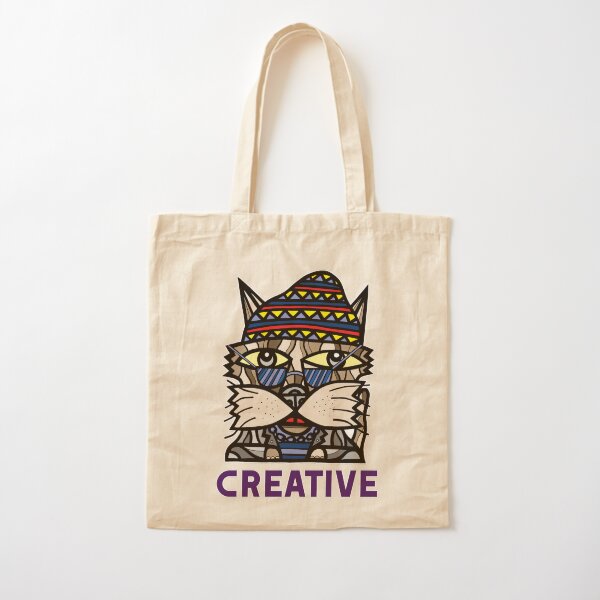 "Creative" Cotton Tote Bag