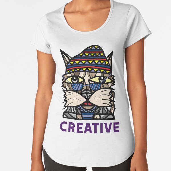 "Creative" Premium Scoop T-Shirt