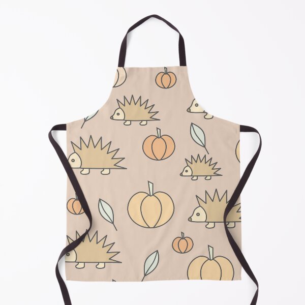 Item preview, Hedgehogs and pumpkins, autumn composition/ pastel colors,salmon, beige, skin color. designed and sold by My-fake-places.