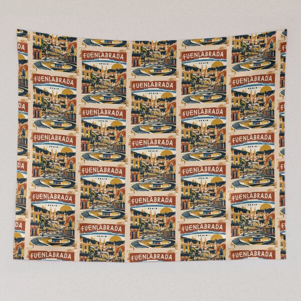 Item preview, Fuenlabrada Spain Vintage Travel Tourism designed and sold by TravelersGems.