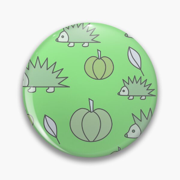 Item preview, Hedgehogs and pumpkins, autumn composition/ pastel colors,light green, blue turquoise,Azure. designed and sold by My-fake-places.