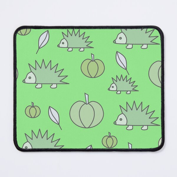 Item preview, Hedgehogs and pumpkins, autumn composition/ pastel colors,light green, blue turquoise,Azure. designed and sold by My-fake-places.