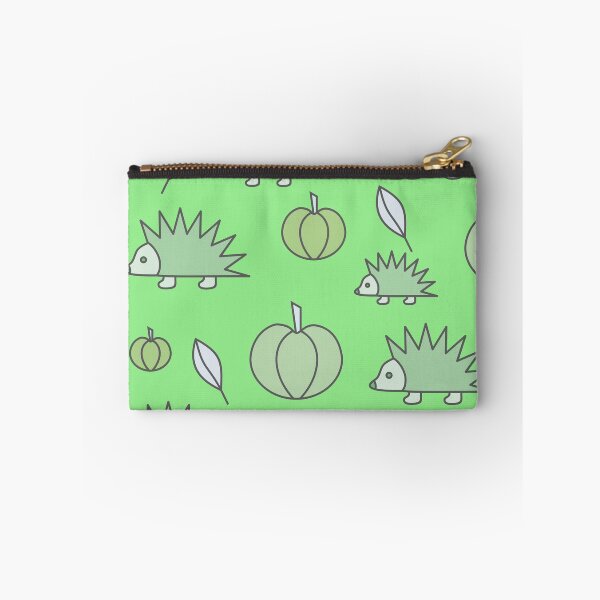 Item preview, Hedgehogs and pumpkins, autumn composition/ pastel colors,light green, blue turquoise,Azure. designed and sold by My-fake-places.