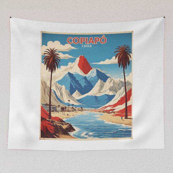Item preview, Copiapo Chile Retro Vintage Poster Tourism  designed and sold by TravelersGems.