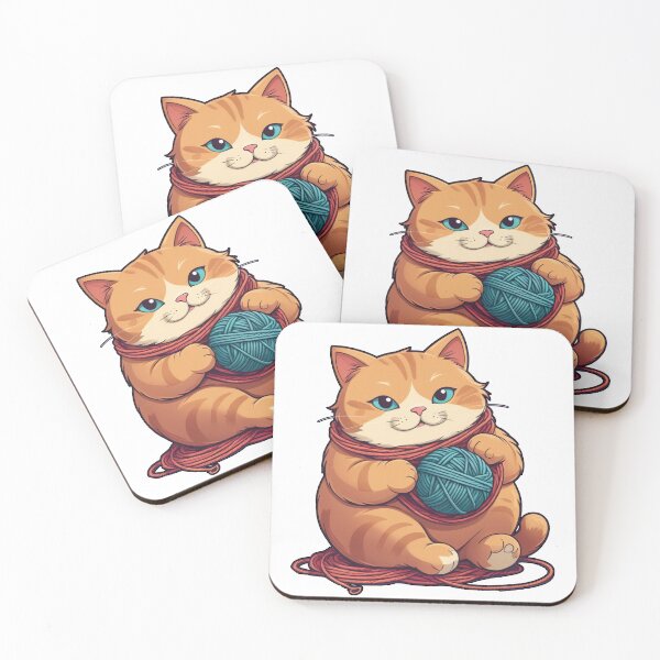 Item preview, Copy of Cute Chubby Cat - Adorable and Cheerful Pet Illustration designed and sold by Icenutikul1122.
