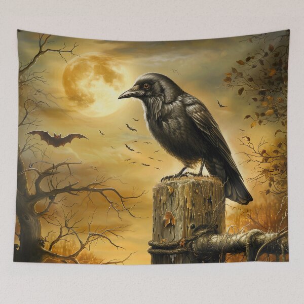Item preview, Halloween Raven designed and sold by Gypsykiss.