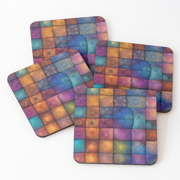 Item preview, Lively Square Pattern with Creative Designs designed and sold by Have Mercy.