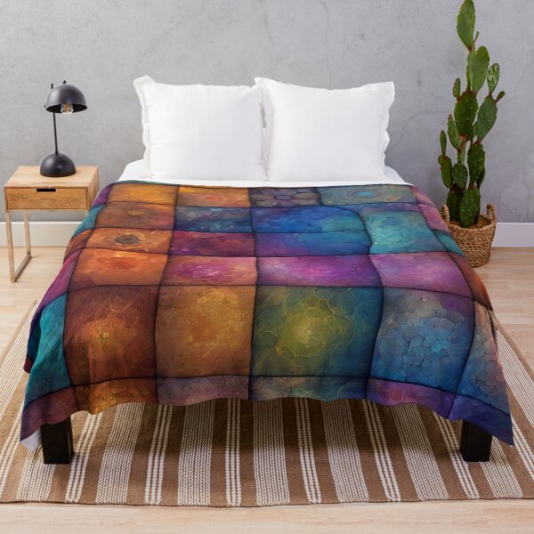 Item preview, Lively Square Pattern with Creative Designs designed and sold by Have Mercy.