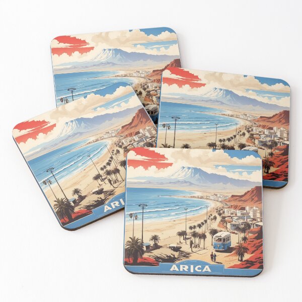 Item preview, Arica Chile Retro Vintage Poster Tourism  designed and sold by TravelersGems.