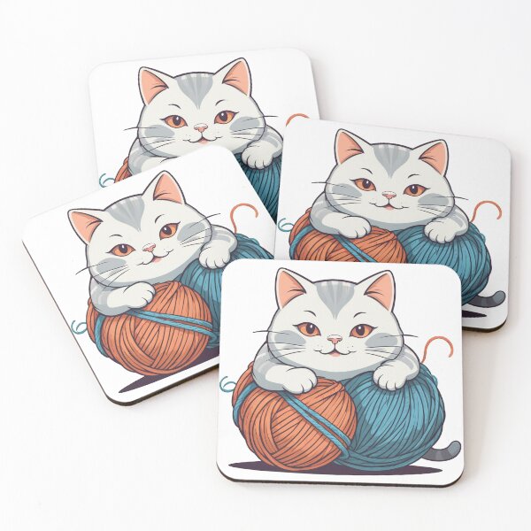 Item preview, Cute Chubby Cat - Adorable and Cheerful Pet Illustration designed and sold by Icenutikul1122.