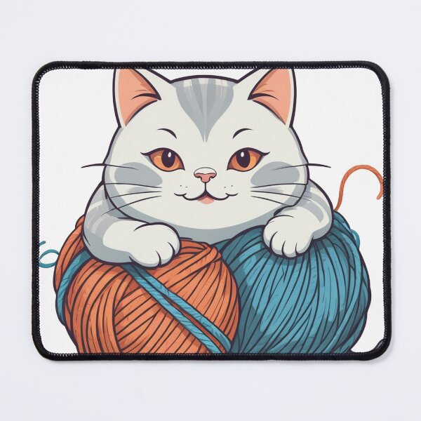 Item preview, Cute Chubby Cat - Adorable and Cheerful Pet Illustration designed and sold by Icenutikul1122.