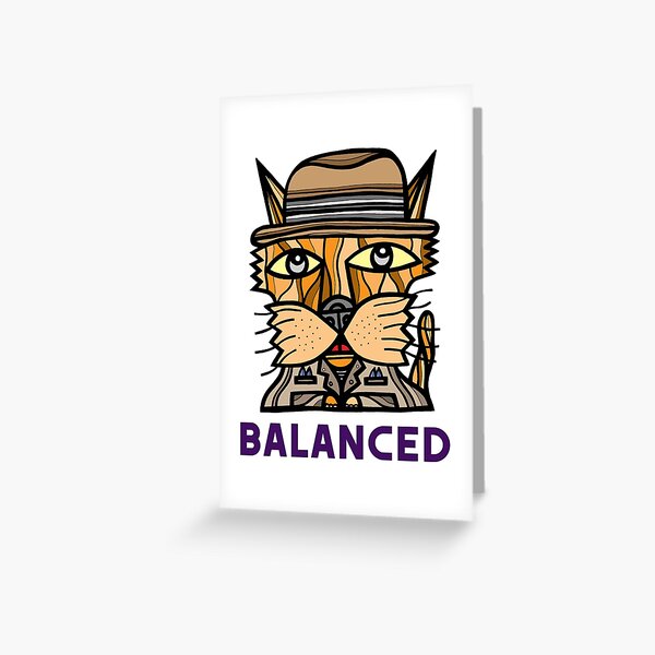 "Balanced" Greeting Card