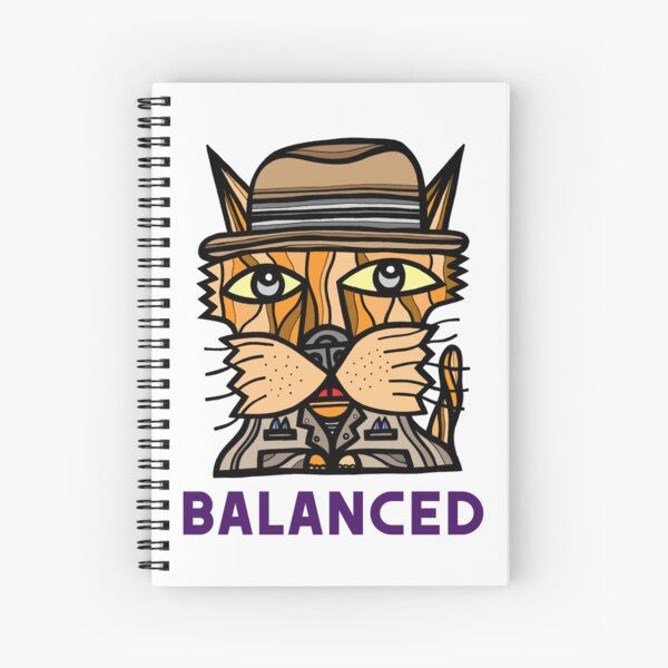 "Balanced" Spiral Notebook