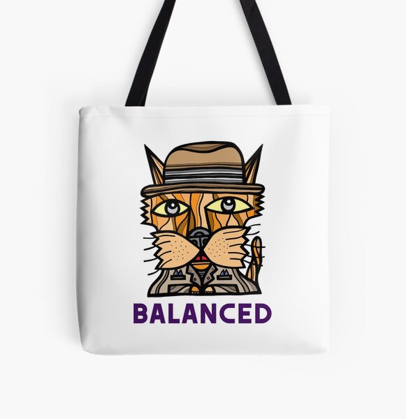 "Balanced" All Over Print Tote Bag