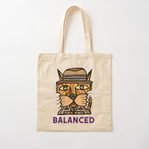 "Balanced" Cotton Tote Bag