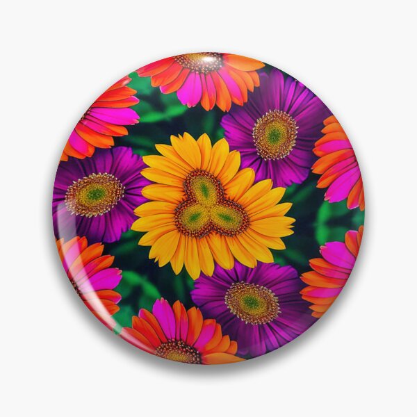 Item preview, Colorful Daisy Bouquet Pattern designed and sold by Patternflower.