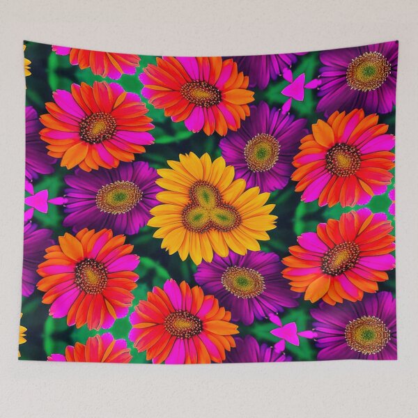 Item preview, Colorful Daisy Bouquet Pattern designed and sold by Patternflower.
