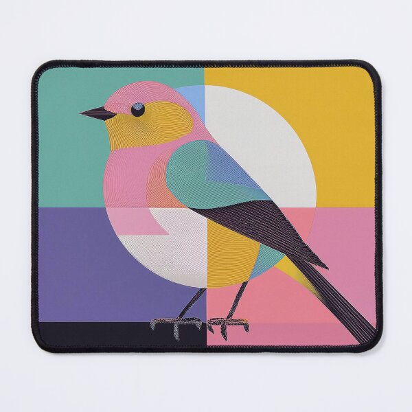 Item preview, Geometric Robin Bird Illustration designed and sold by Adam Regester.