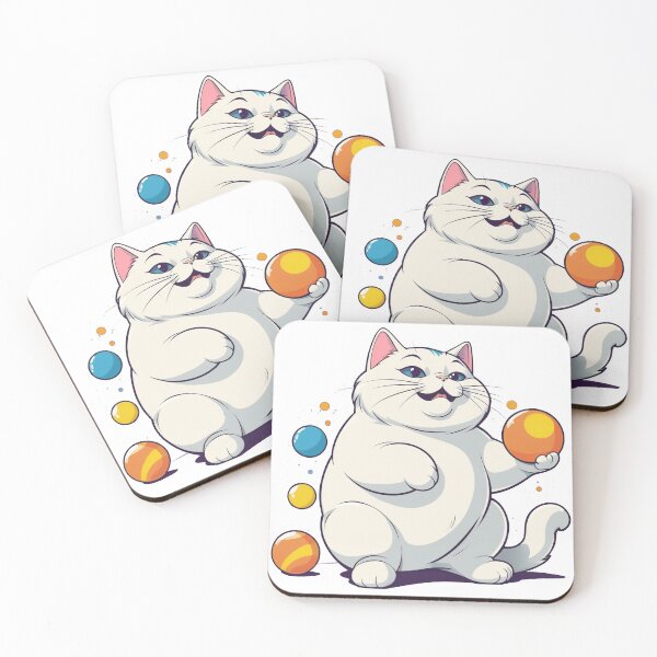 Item preview, Cute Chubby Cat - Adorable and Cheerful Pet Illustration designed and sold by Icenutikul1122.