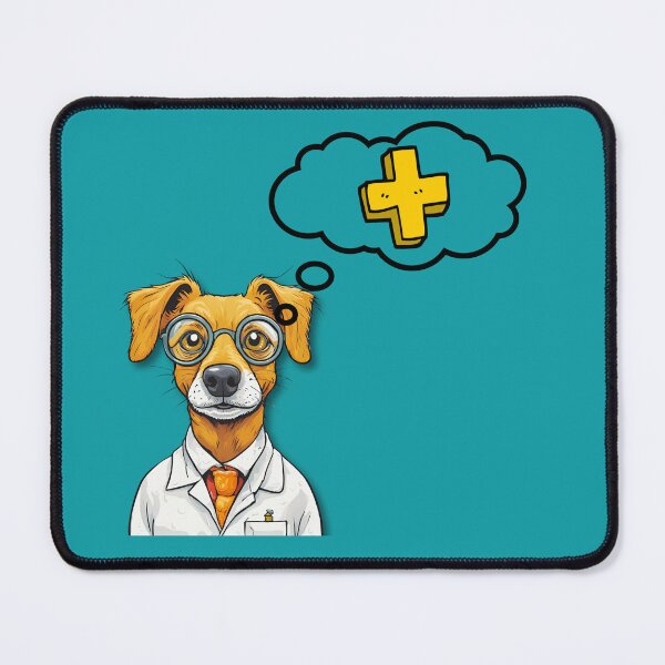 Item preview, Cute Dog Thinking Positive Vibes designed and sold by ZapStickers.