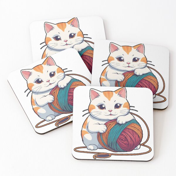 Item preview, Cute Chubby Cat - Adorable and Cheerful Pet Illustration designed and sold by Icenutikul1122.