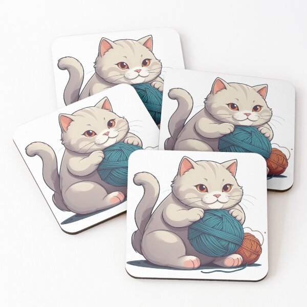 Item preview, Cute Chubby Cat - Adorable and Cheerful Pet Illustration designed and sold by Icenutikul1122.