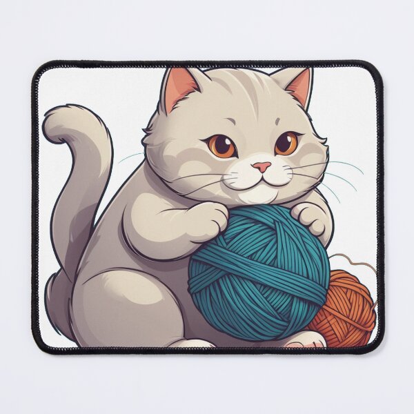 Item preview, Cute Chubby Cat - Adorable and Cheerful Pet Illustration designed and sold by Icenutikul1122.