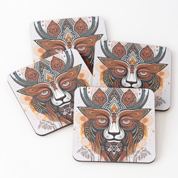 Item preview, Feline | Gods & Masks Collection designed and sold by monkeybusiness.pt.